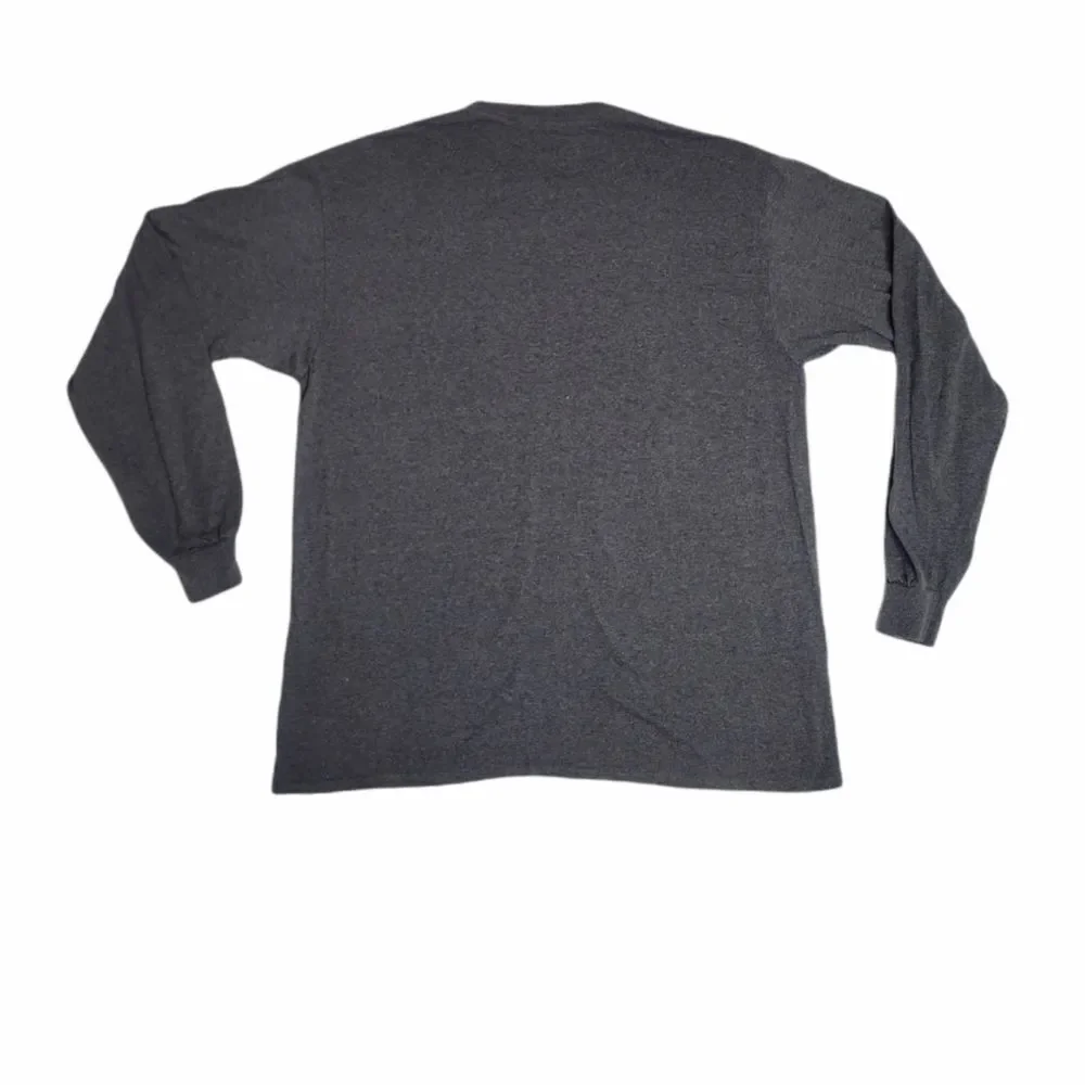 LEVI'S 1873 gray wolverine graphic long‎ sleeve crew neck tee shirt unisex L